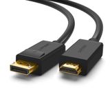 Ugreen 10203 DisplayPort naar HDMI Kabel 3m Zwart