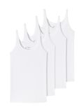 Schiesser Tanktop 95-5 Serie wit 4-pack