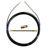 Velamp Stak SYN3-015 Nylon kabeltreksonde, zwart, ø 3 mm, 15 meter, met vaste klemmen