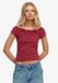 Superdry & Co Superdry Athletic Off Shoulder Patroon Top Dames T-shirts Rood
