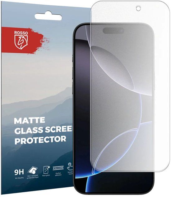 Rosso Anti-Reflectie Tempered Glass Geschikt voor Apple iPhone 16 Pro Max