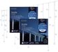 Lumineo IJspegel verlichting - 2x - 259 led lampjes - koel wit - 1100 cm