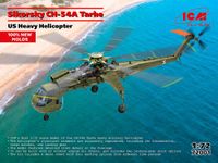ICM Modelbouwpakket Militaire voertuigen - 72001 Sikorsky CH-54A Tarhe - Amerikaanse Zware Helikopter Plastic - 1:72 - Modelbouw