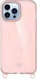 AVY Hoesje geschikt voor Apple iPhone 13 Pro Max | Compatibel met MagSafe | Back Cover | Roze