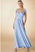 Next Dames Maxi-jurk voor bruiloftsgasten Petite Blauw