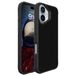imoshion Rugged Hybrid Carbon Case voor de iPhone 16 Plus - Zwart