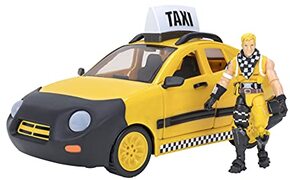 Fortnite FNT0817 Joy Ride Vehicle Taxi Cab, inclusief beweegbaar actieffiguur, vanaf 8 jaar