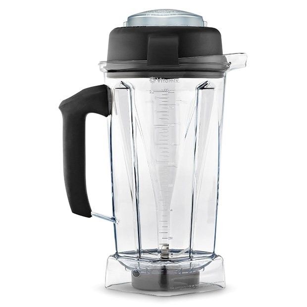 Vitamix Wet Blade Soft Grip Blender Jar - 2L - Black/Transparent