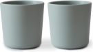 Mushie Siliconen drinkbeker - BPA vrij - Sage blauw - set 2