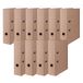 DONAU Binder hendelboogvijl/map Premium ECO Maxi FSC/pak van 10-10 stuks/breed/DIN A4 8 cm - 80 mm/bruin beige/natuurlijk/versterkingstape/gemaakt in de EU