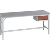 BOTT Werkbank met onderframe achteraan - Lino 1 lade