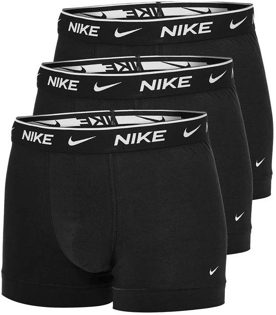Nike Boxer Briefs 3-Pack - Zwart - Maat M