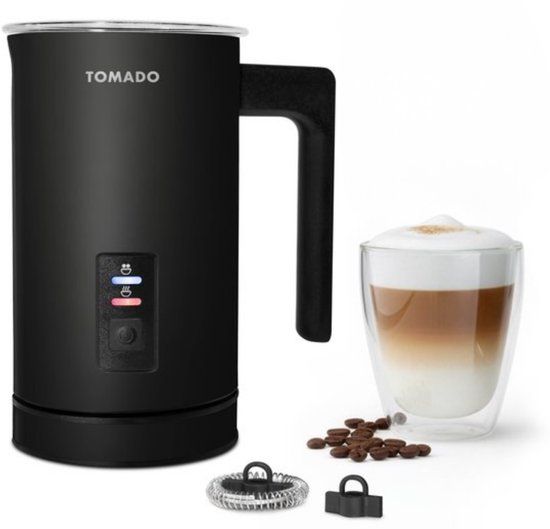 Tomado TMF1201B - Melkopschuimer - Warm en koud opschuimen - Zwart