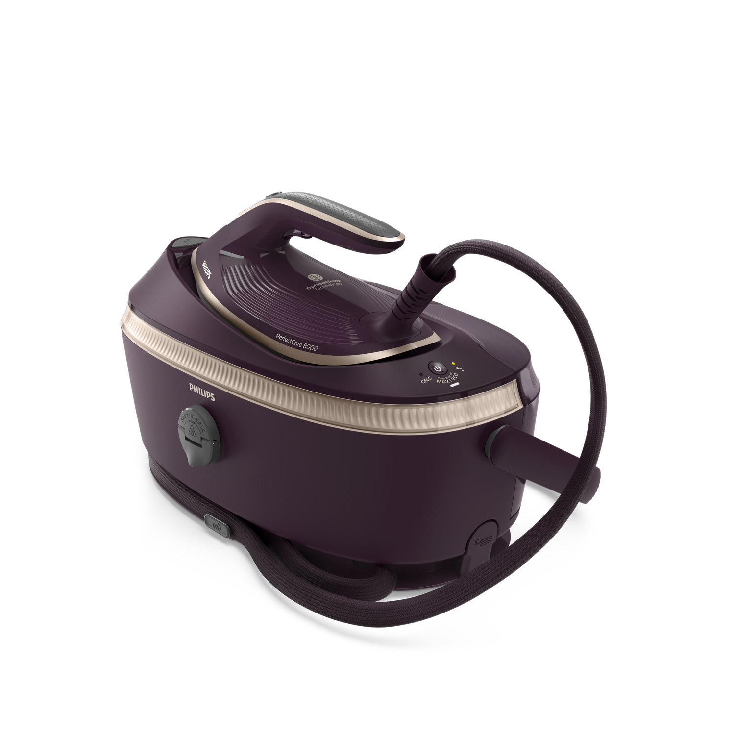 Philips PSG8300/30 Dali PerfectCare 8000 Series Steam Generator Iron - 3120W, 1.4L, SteamGlide Elite Soleplate - Purple