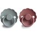 Frigg 2-Pack Daisy - Silicone - French Gray/Woodch (T2) - T2 (6-18 mois)