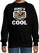 Bellatio Decorations Dieren dinosaurussen sweater zwart kinderen - dinosaurs are serious cool trui jongens/ meisjes - cadeau carnotaurus dinosaurus/ dinosaurussen liefhebber - kinderkleding / kleding 98/104