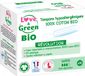 Love & Green Hypoallergeen 100% Biologisch Katoen 16 Super Pads Zonder Applicator