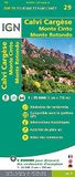 Top75029 IGN TOP 75- Calvi / Cargèse / Mt Cinto / Mte Rotondo