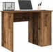 Maison Exclusive - Bureau met uitstraling van oud hout, 100x55x75 cm, houtvezel