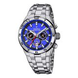 Festina F20670/3 Heren Horloge - Mineraalglas - Roestvrijstaal/Staal - Zilverkleurig - Ø 44.5 mm - Automatisch - Vouw/Vlindersluiting - 10 ATM (zwemmen)