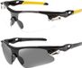 Kivora B.V. 2 stuks lunettes de vélo – Lunettes de soleil de sport, protection UV400, pour hommes et femmes, activités de plein air