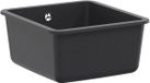 vidaXL Enkele spoelbak graniet 42 x 46 x 31 cm grafiet