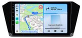 autoradio Android 10 pouces avec 6+128 Go de stockage, convient pour VW Tiguan (2016-2020), avec CarPlay sans fil et Android Auto, 4G WiFi, navigation GPS, processeur 8 cœurs, RDS, DSP et DAB+. Bluetooth