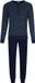 Pastunette Blue Draft Pyjama Katoen Blauw Maat 4XL