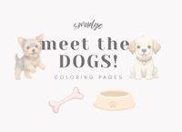 meet DOGS!: coloring pages