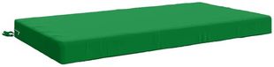 vidaXL Zitkussen SOEST 100% Polyester Groen 120 x 60 x 10 cm