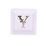 La Porcellana Bianca - Vierkant Letter Y Plaat
