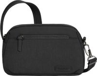 Travelon Metro Anti-diefstal Dome Crossbody Tas – RFID Schoudertas, snijbestendig & vergrendelbare ritsen – Zwart