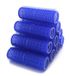 NIKO 10 stuks krulspelden voor krullend en golvend haar, stylinggereedschap voor kappers/kapper, krulspelden met klittenband, kleur donkerblauw (15 mm)