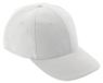 Högert Technik Weiße Baseballkappe, 100% Baumwolle, 240 g/m², mit Klettverschluss, Schweißband und Belüftungsöffnungen – Arbeitskappe ALF