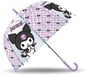 Kids Kuromi kinderparaplu – transparante bell-paraplu met handvat – 46 cm – lichtgewicht en veilig - Hello Kitty
