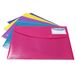 Rapesco 0701 ECO Pochettes pour documents d'identité avec bouton-pression, A4, Set de 5