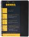RHODIA 193469C - Spiraalschrift Notebook Zwart - A5+ 16 x 21 cm - Gelijnd - 160 Pagina's