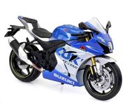 TURBO CHALLENGE Suzuki GSXR 1000 Motor Die Cast 1/12 Blauw