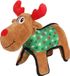 Flamingo Quilty Rendier Kerst Hondenspeelgoed Bruin