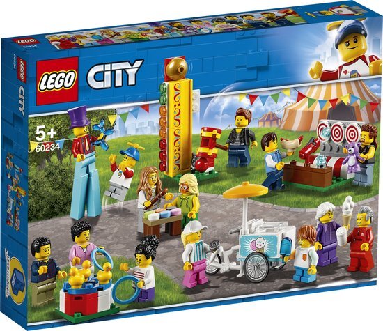 lego City Personenset Kermis - 60234 Stimuleer de verbeelding van je kind met deze leuke speelset met minifiguren!