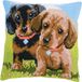 Vervaco Kruissteekkussen kit - 2 Teckels - 40x40 cm