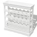 vidaXL Wijnrek MDF, Hout Wit