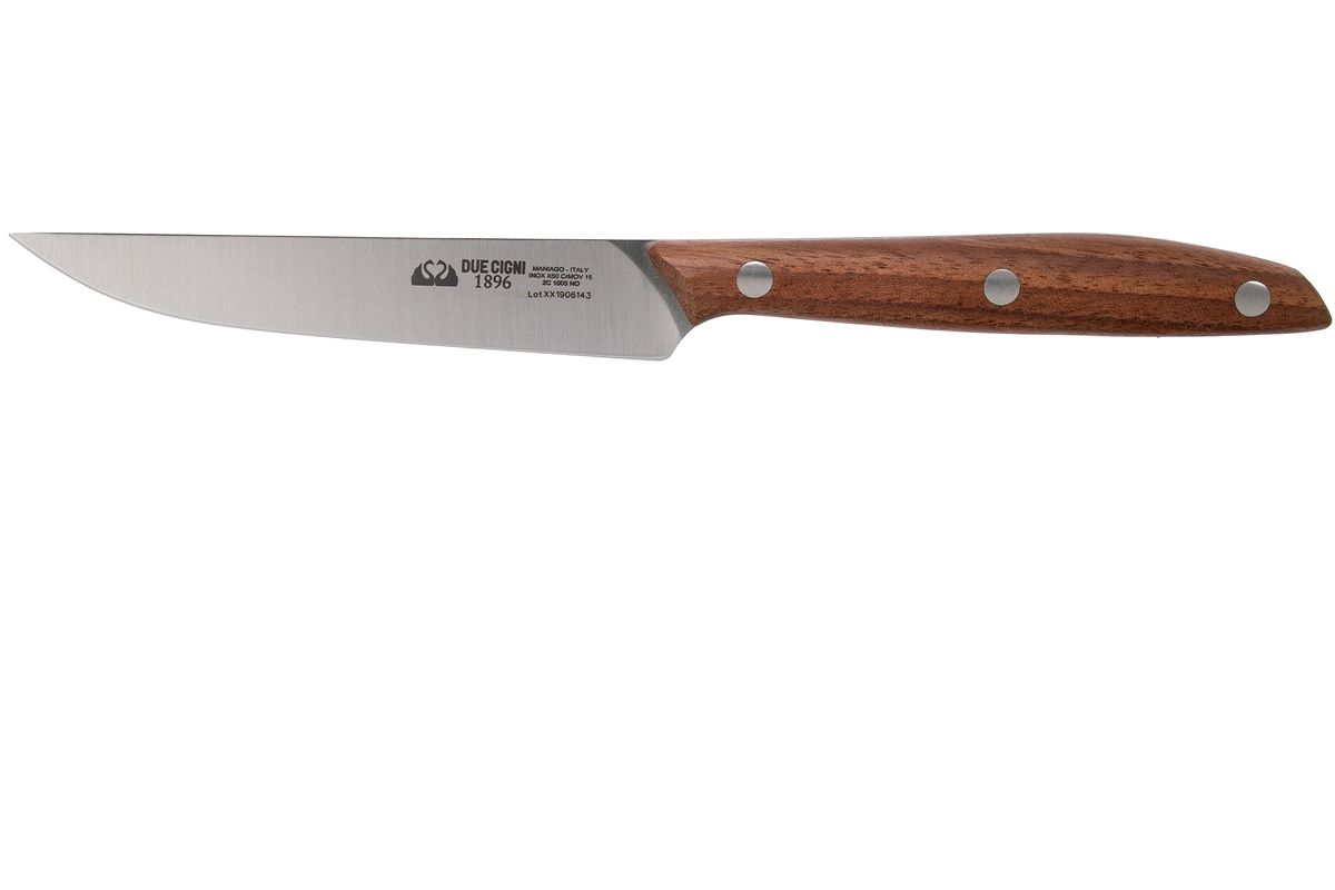 Due Cigni 1896 2C1003NO steakmes 11 cm walnoothout