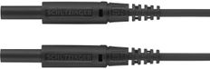 Schützinger Meetsnoer Stekker 2 mm Stekker 2 mm 50.00 cm Zwart 1 stuk(s)