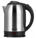MPM MCZ-131M waterkoker 1,7 l 1800 W Zilver, Zwart
