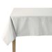 Coucke Uni tafelkleed, rechthoekig, katoen, wit, 150 x 190 cm