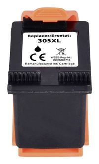 Renkforce Cartouche d'encre Noir Compatible avec HP 305XL, 3YM62AE