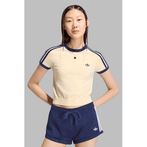 adidas Originals knitted T-shirt - lichtgeel