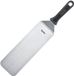 Westmark Grillspatel, gebogen, flexibel, gesloten, lemmet: 9,5 x 27,5 cm, lengte: 43 cm, RVS/kunststof, Master Line, zwart/zilver