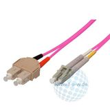 Tecline 39885615 OM4-vezel LWL-kabel (50/125 µm, 15,0 m) Erikaviolet